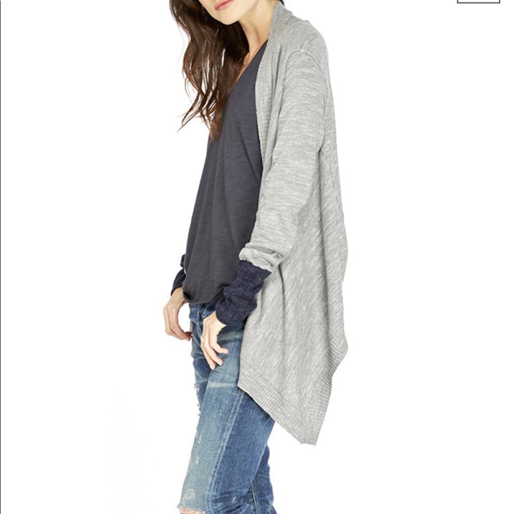 Nwt Feel The Piece Nash Cardigan Grey - One Size
